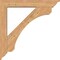 Ekena Millwork Legacy Traditional Smooth Bracket w/ Offset Brace, Western Red Cedar, 7 1/2"W x 48"D x 48"H BKT0806X48X48LEC01SWR - alternate 2